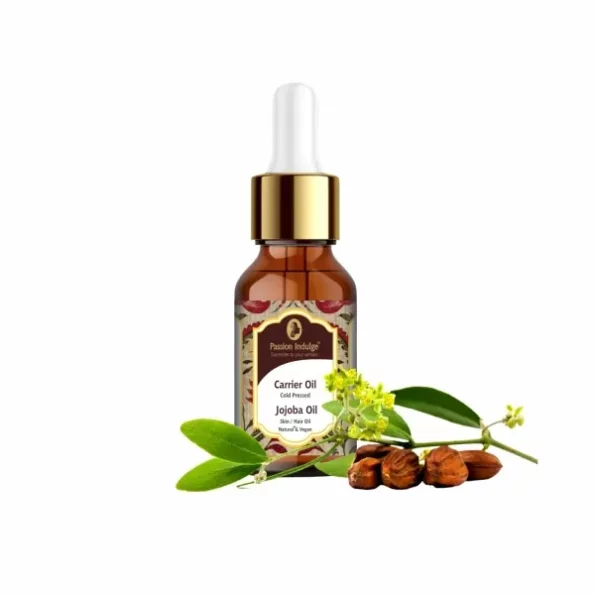 Passion Indulge Jojoba Carrier Oil for Skin, Hair and Face - 10ml, Herbkart8t761g4eMRF1GL.webp, Herbkart8t761g4eMRF1GL