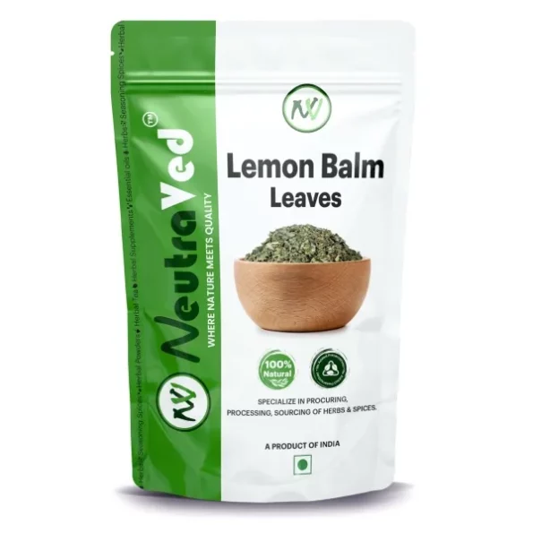 NeutraVed Lemon Balm Tea -50g available on Herbkart