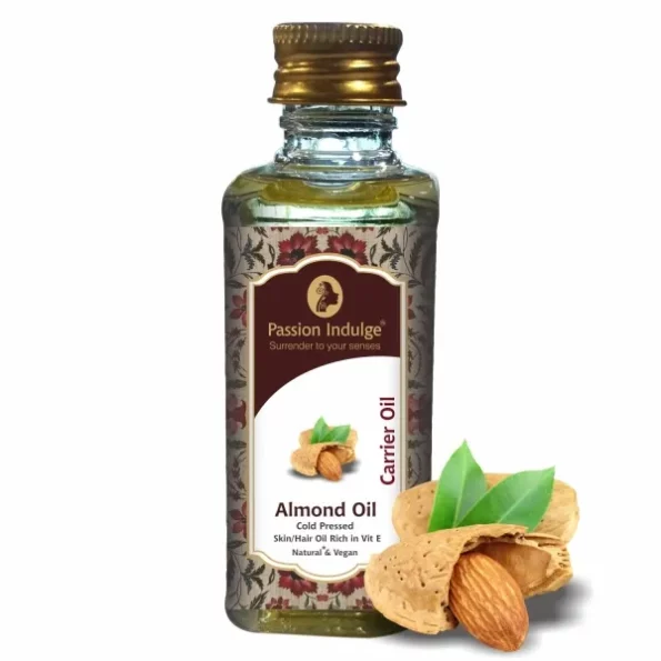 Passion Indulge Natural Almond Oil, Carrier Oil - 60ml, Herbkart8t761qRmc2JZfL.webp, Herbkart8t761qRmc2JZfL