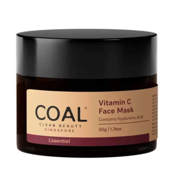 COAL Clean Beauty Vitamin C Face Mask with Hyaluronic Acid & Mango Extract 50g, Herbkart8t751BjWb18SWL.webp, Herbkart8t751BjWb18SWL