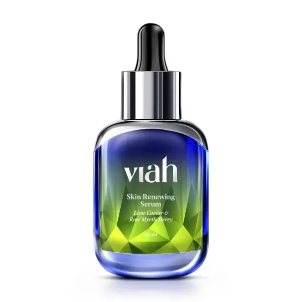 Viah Skin Renewing Serum for Acne, Breakouts & Oiliness | Exfoliates, Boosts Glow, Controls Sebum, Repairs, Hydrates & Protects with Lime Caviar, Oubaku Liquid, Rose Myrtle Berry - 30 ml, Herbkart8t771-W9cmuuiL.webp, Herbkart8t771 W9cmuuiL
