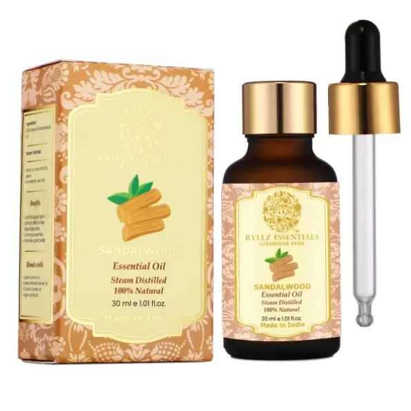 RYLLZ ESSENTIALS Sandalwood Essential Oil With Glass Dropper (30ml), Herbkart8t7810PsDYeKeL.webp, Herbkart8t7810PsDYeKeL