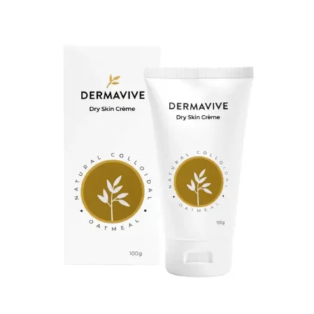 Dermavive Dry Skin Cr�me - Ultra Nourishing, Fast Absorbing and Full Body Cream for Extremely Dry Itchy Skin, 100g