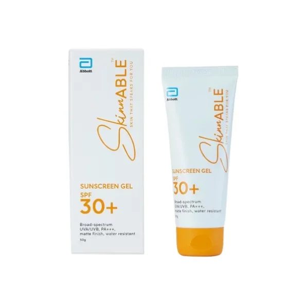 Abbott Skinnable Sunscreen Gel SPF 30+, UVA/UVB Protection, PA+++, 50g, Herbkart8t761XKWvOqHsL.webp, Herbkart8t761XKWvOqHsL