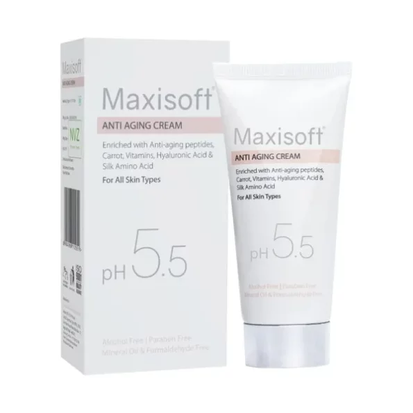 Maxisoft Anti Aging Cream | Reduces Fine Lines, Wrinkles & Age Spots| for Men & Women| Face Cream for Normal, Dry & Oily Skin | (50 gm Pack of 1), Herbkart8t751giNBE91JL.webp, Herbkart8t751giNBE91JL