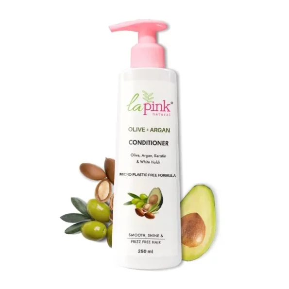 La Pink Olive & Argan Conditioner With Avocado 250Ml, Herbkart8t761RRLx6UeyL.webp,