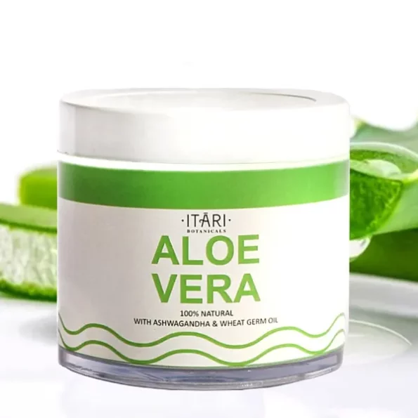 Itari Aloe Vera Gel | 100% Natural For Skin & Hair | Aloe Vera Gel for Acne, Scars, Ideal for Skin, Face, Acne Scars, Hair CareGlowing & Radiant Skin Treatment-175ml, Herbkart8t751RPAVEX0mL.webp, Herbkart8t751RPAVEX0mL