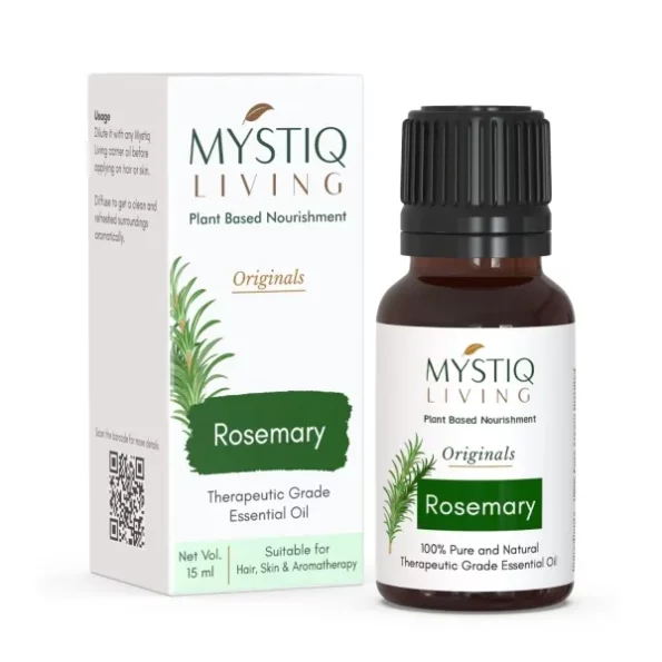 Mystiq Living Rosemary Essential Oil - 15 ML, Herbkart8t761rY3zOvkbL.webp, Herbkart8t761rY3zOvkbL