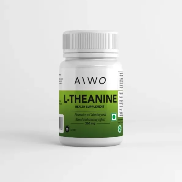 Aiwo L-Theanine 200mg, 60 Capsules, Herbkart8t761yS6520KJLL.webp, Herbkart8t761yS6520KJLL