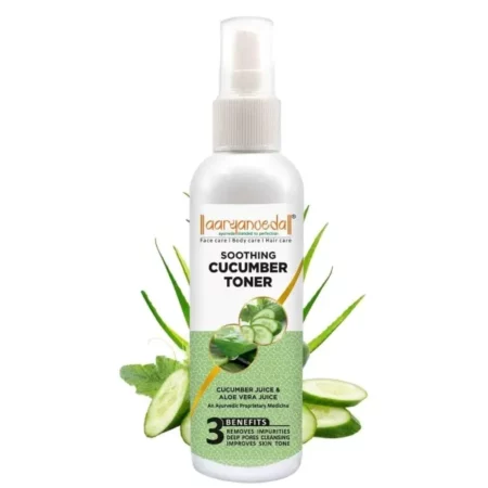 Aryanveda Face Toner For Glowing, Dry Skin & Pores Tightening With Cucumber For Men & Women 100 ml (Pack of 1)