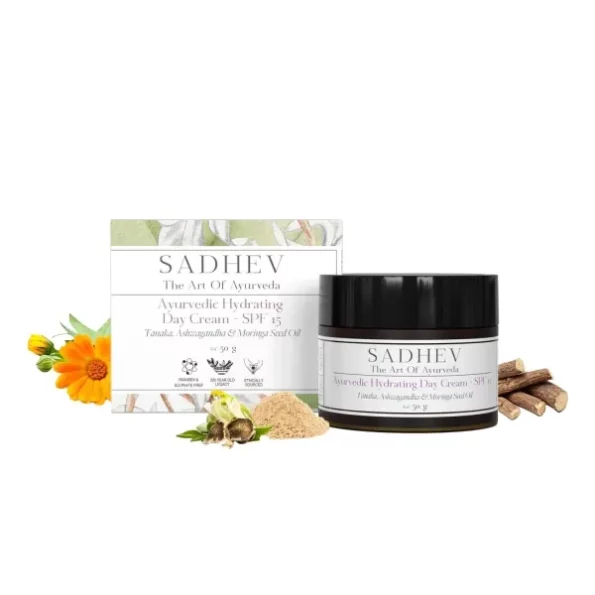 Sadhev Ayurvedic Hydrating Day Cream SPF 15-50gm, Herbkart8t761yzYgivH4L.webp, Herbkart8t761yzYgivH4L