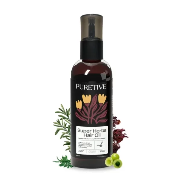 PURETIVE Super Herbs Advanced Hair Oil, 100ML, Herbkart8t761FHE0CnlDL.webp, Herbkart8t761FHE0CnlDL