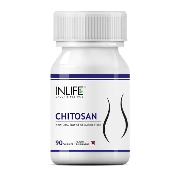 INLIFE Chitosan Supplement 1050 mg, per serving - 90 Capsules available on Herbkart