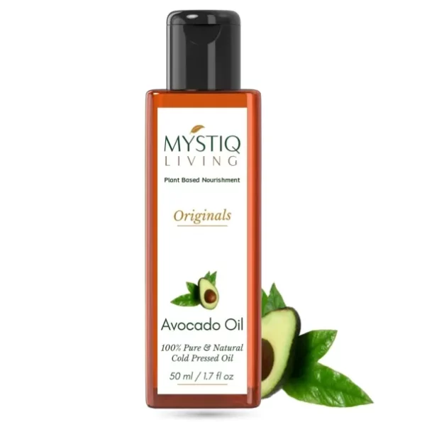 Mystiq Living Avocado Oil For Hair Growth, Mositurizing Skin & Face - 50 ML, Herbkart8t751E7QM7prhL.webp, Herbkart8t751E7QM7prhL