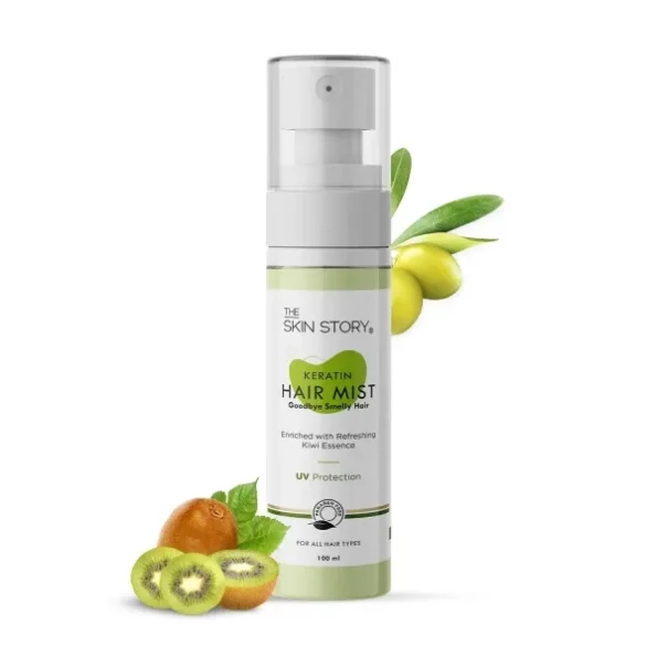 The Skin Story Hair Mist Spray Hair Perfume for UV Protection, Frizz Controls, Fragrance, & Hydration with Keratin, Kiwi, & Olive Oil Paraben-Free 100 ml, Herbkart8t76148QxA8kbL.webp,