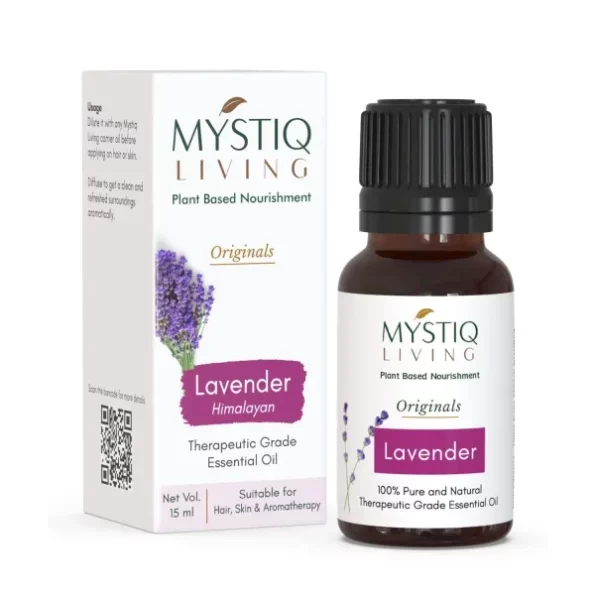 Mystiq Living Lavender Essential Oil - 15ML, Herbkart8t7611A20FA9o4L.webp, Herbkart8t7611A20FA9o4L