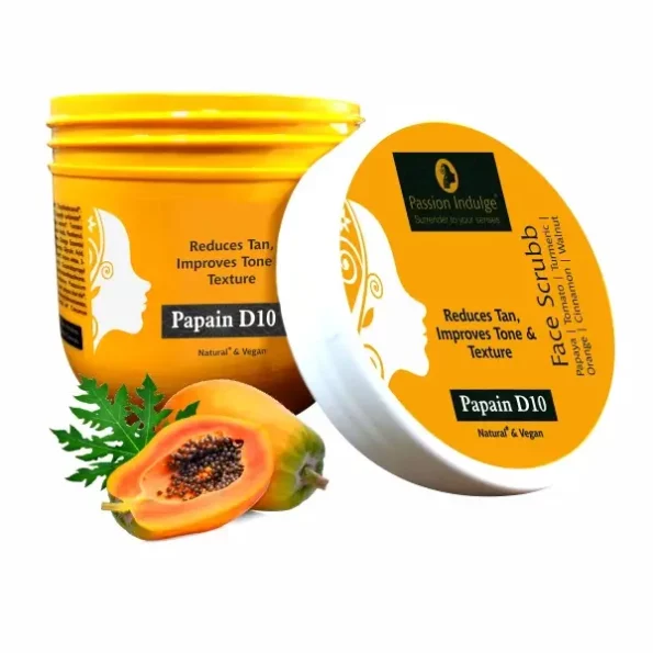 Passion Indulge Natural Papain D10 Face Scrub (200 gm), Herbkart8t761LzXbzpeaL.webp, Herbkart8t761LzXbzpeaL