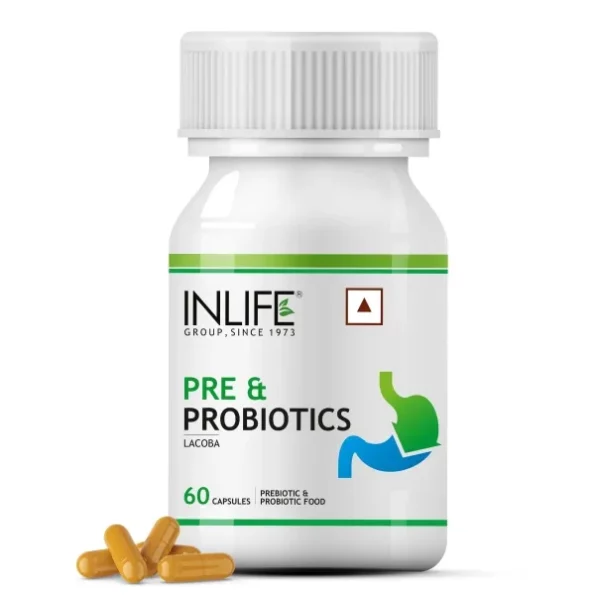 INLIFE Prebiotic and Probiotic Supplement for Gut Health | Lactobacillus Bacteria for Digestive Health Immunity Booster | Probiotics for Women Men - 60 Capsules (Pack of 1, 60), Herbkart8t771SiGTwc2SL.webp, Herbkart8t771SiGTwc2SL