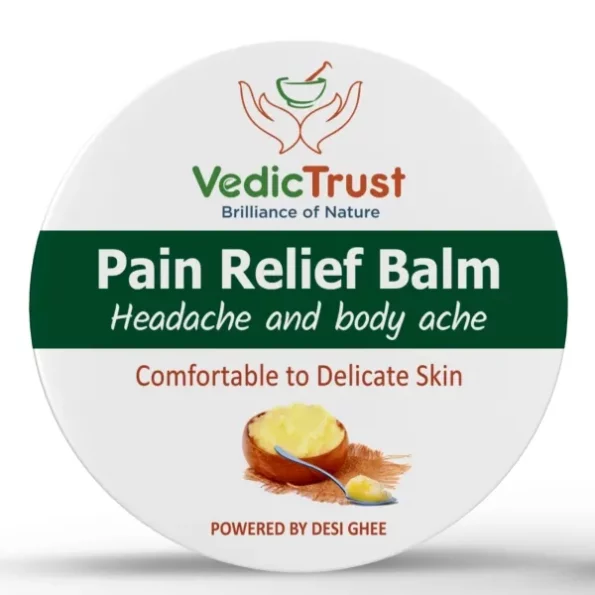 VedicTrust Ayurvedic Pain Relief Balm (25Gm) Naturally Made with Desi Ghee, Kapoor, Tarpin Tel, Lavang Tel, Pudina Tel | All Age Balm | Muscle Pain, Headaches, Backaches |, Herbkart8t761-DqZ20Y6qL.webp, Herbkart8t761 DqZ20Y6qL