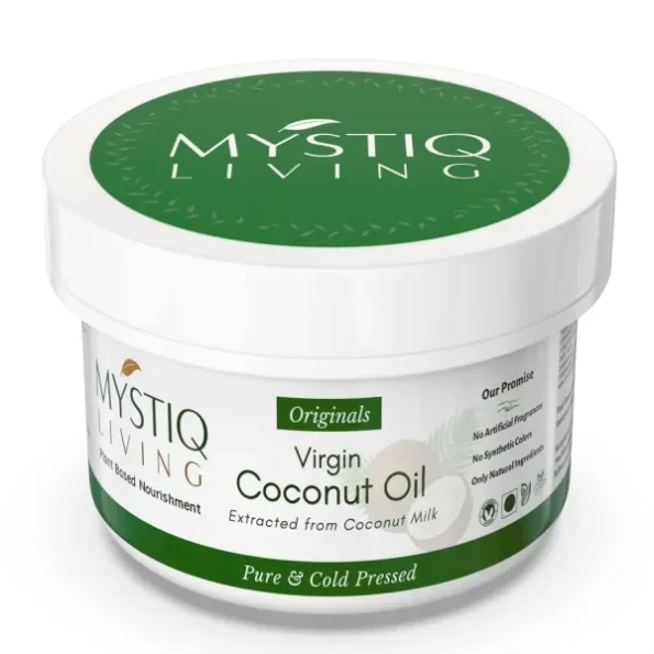 Mystiq Living Extra Virgin Coconut Oil - 250ML, Herbkart8t761sW8faoG6L.webp, Herbkart8t761sW8faoG6L