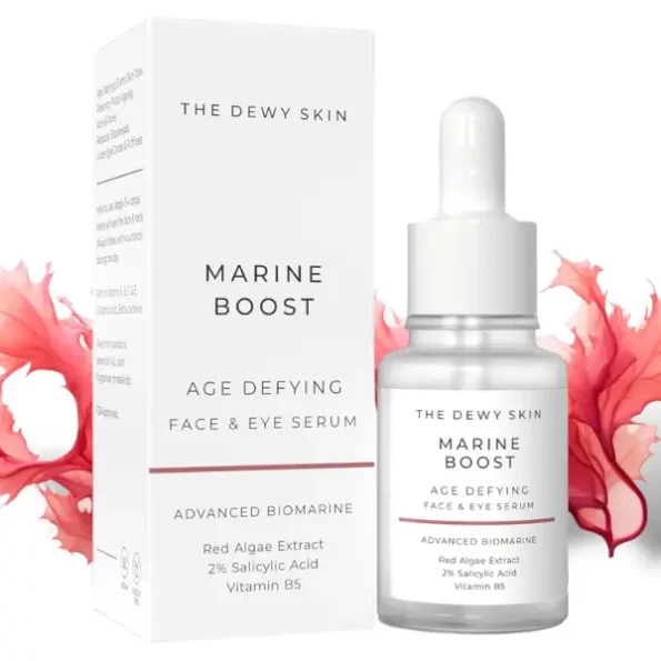 The Dewy Skin - Face Serum (2% Salicylic Acid, 1% Red Algae), Marine Boost (10ml), 423695-1.webp, 423695 1