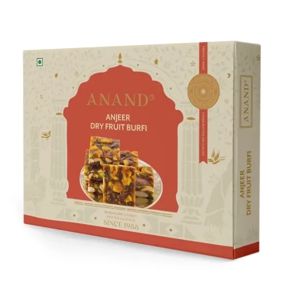 Anand Sweets Anjeer Dry Fruit Burfi - Pure Anjeer Fudge with Dry Fruits and Nuts (250 gm), Herbkart8t771QPR-206ZGL.webp, Herbkart8t771QPR 206ZGL