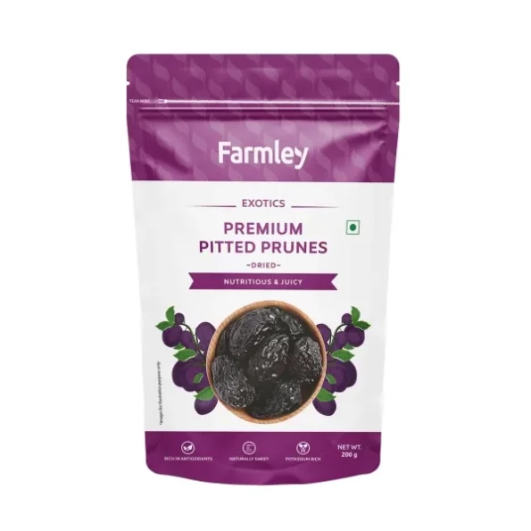 Farmley Premium California Pitted Dried Prunes 200 grams High in Vitamins and Fiber, Herbkart8t7714dQ8OfiJL.webp, Herbkart8t7714dQ8OfiJL