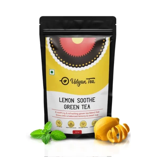 Udyan Tea Lemon Soothe Green Tea, 100g (40 Cups), Herbkart8t771JB4MIqDwL.webp, Herbkart8t771JB4MIqDwL