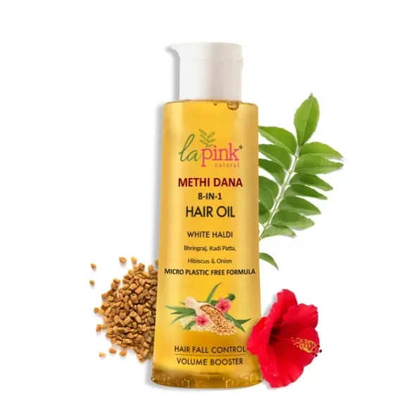 La Pink Methi Dana/Fenugreek Seeds 8-in-1 Hair Growth Oil 150ml, Herbkart8t771dSfjEu6KL.webp, Herbkart8t771dSfjEu6KL