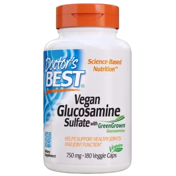 Doctor's Best Vegan Glucosamine SulFate, Joint Support, Non-GMO, Vegan, Gluten Free, Soy Free, 750 mg 180 Veggie Caps, Herbkart8t771Z3Z83ZwKL.webp, Herbkart8t771Z3Z83ZwKL