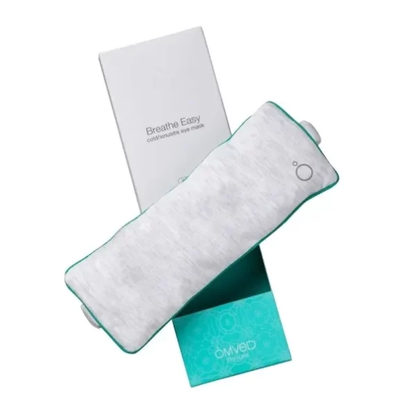 Omved Breathe Easy Cold And Sinusitis Therapeutic Cotton Eye Mask And Eye Pillow, Light Grey, Herbkart8t751IxP72XNAL.webp,