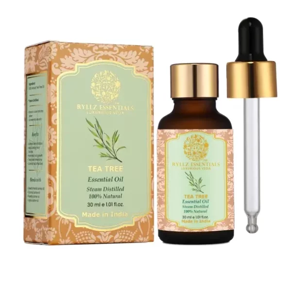 RYLLZ ESSENTIALS Tea Tree Essential Oil With Glass Dropper (30ml), Herbkart8t7815kygPGI5L.webp, Herbkart8t7815kygPGI5L