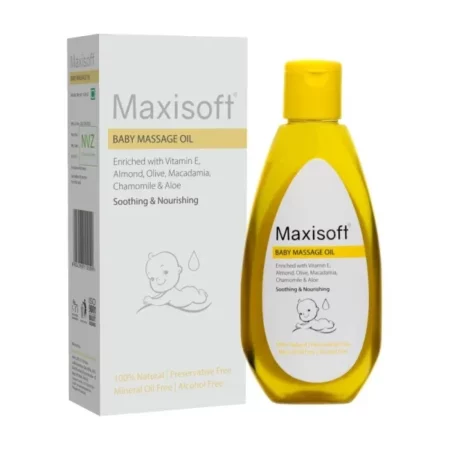 Maxisoft Baby Massage Oil | With Olive Oil, Vitamin E | Paraben Free, Zero Preservative (Pack of 1 X 100 ml)