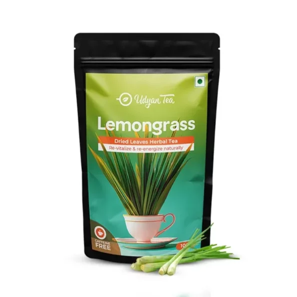 Udyan Tea Lemongrass Pure Herbal Tea -100 g, Herbkart8t771dTVW0G9oL.webp, Herbkart8t771dTVW0G9oL