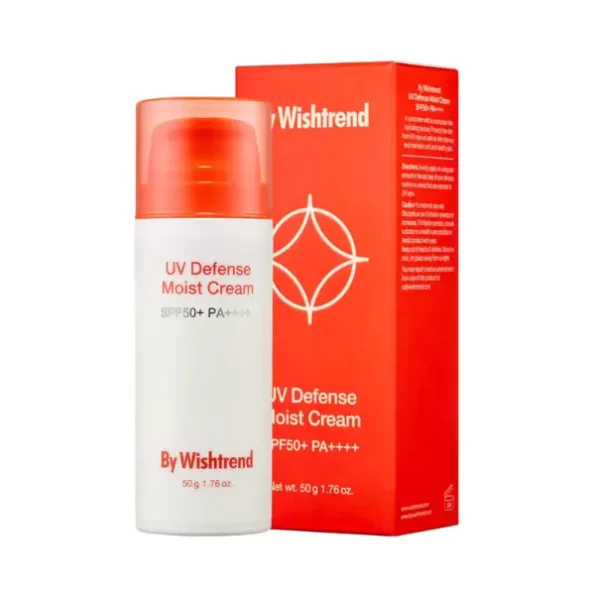 By Wishtrend UV Defense Moist Cream SPF 50+ PA++++, 50ml available on Herbkart