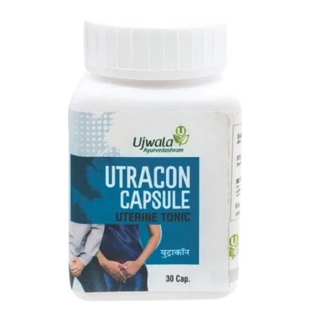 Ujwala Ayurvedashram Utracon Capsule ( 30 CAP) I Best Medicine For Urinary Track Infection(UTI) I Best Medicine For Vaginal Infection I Helps In Incontinence I Manjistha, Gokharu and Pipal