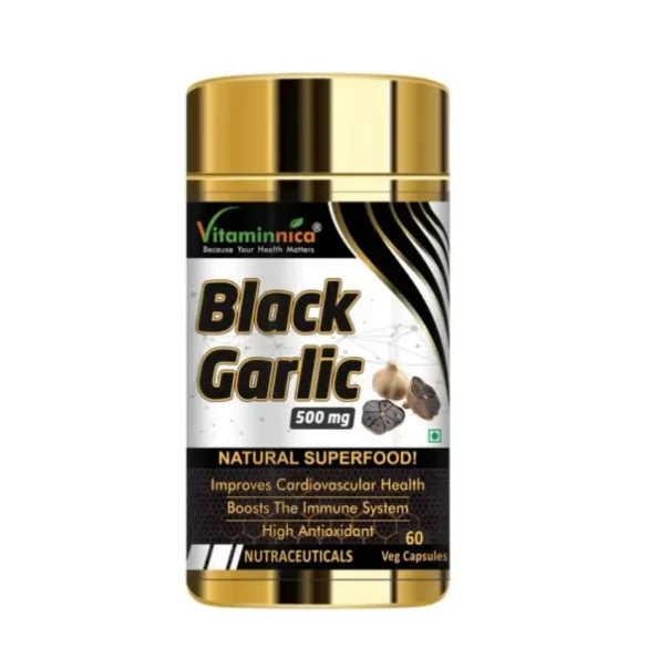 Vitaminnica Natural Black Garlic Capsules (60 Veg Capsules), Herbkart8t751u4PG4gyuL.webp, Herbkart8t751u4PG4gyuL