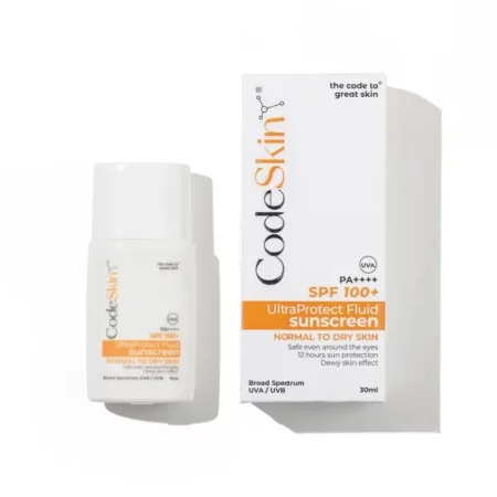 CodeSkin UltraProtect Sunscreen SPF 100+ PA++++ | For normal to dry Skin| Best Sunscreen for Face & Body | Sweat/Water Resistant | UVA/UVB Protection | For Men & Women