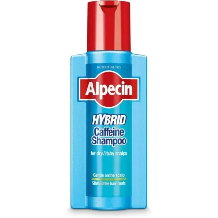 Alpecin Hybrid Shampoo 250ml | Natural Hair Growth Shampoo for Sensitive and Dry Scalps | Energizer for Strong Hair | Hair Care for Men