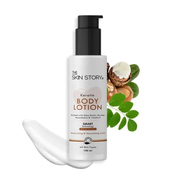 The Skin Story Moisturising Body Lotion for Women | 24Hrs Long Lasting Moisture and hydration | Shea Butter, Moringa, & Vitamin E | UV Protection 100ml, Herbkart8t761D2UJiLZCL.webp, Herbkart8t761D2UJiLZCL