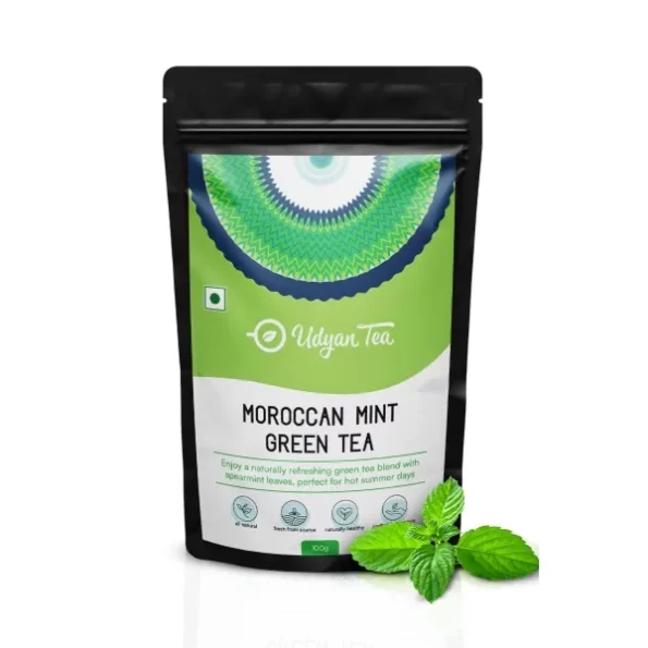 Udyan Tea Moroccan Mint Green Tea, 100g (40 Cups), Herbkart8t771dkURhI0hL.webp, Herbkart8t771dkURhI0hL