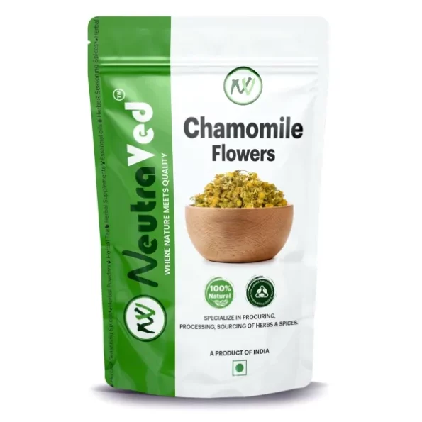 NeutraVed - Chamomile Flower Tea - 50 Gram available on Herbkart