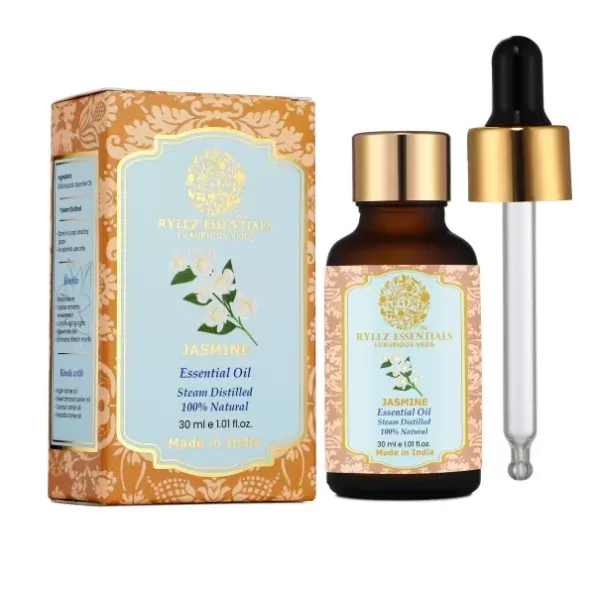 RYLLZ ESSENTIALS Jasmine Essential Oil With Glass Dropper (30ml), Herbkart8t781m8nSg1420L.webp, Herbkart8t781m8nSg1420L