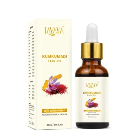 Lavaya® Kumkumadi Tailam Skin Brightening Face Oil - Natural Anti-Aging Oil for Glowing Skin, Dull & Damaged Skin Repair, and Radiance | Best Ayurvedic Oil for Youthful Complexion | (30ml)