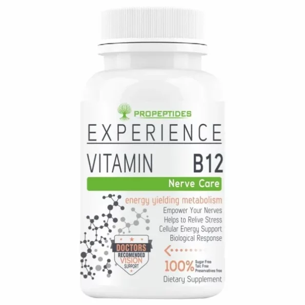 Propeptides Vitamin B12 Supplement For men & women, moringa, methylcobalamin Vit B 12, B6 B1 for joint support and good health supplements green plant-based food powder-60energy tablets(Pack1) available on Herbkart