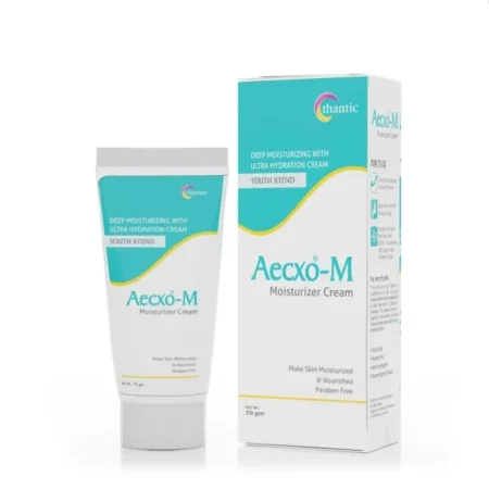Aecxo M Intense Moisturizing Face Cream With Shea Butter, Olive Oil & Jojoba Oil For 24 Hour Moisture Surge & Hydration | Suitable For All Skin Types (70gm)