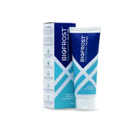 BioFrost Instant Pain Relief Gel | Advanced Cold Therapy Formula | Relieves Elbow, Backache, Knee, Muscle Pain, Tired Feet, Ankle Sprain | Longer Lasting Relief | All Natural Ingredients for Gentle Care- 50 Gm