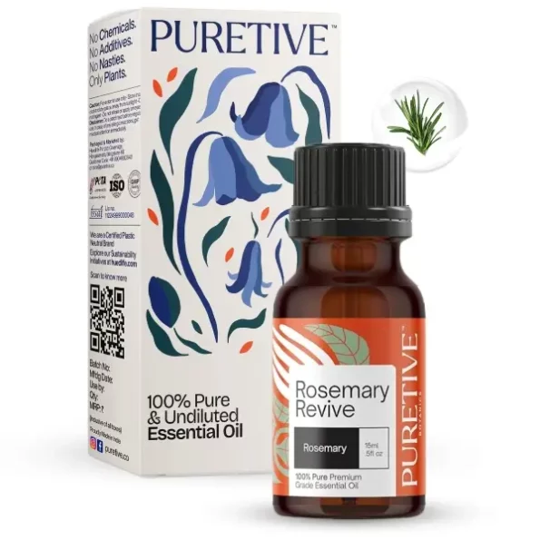 Puretive Rosemary Essential Oil 15ml, Herbkart8t7812ga23GbUL.webp, Herbkart8t7812ga23GbUL