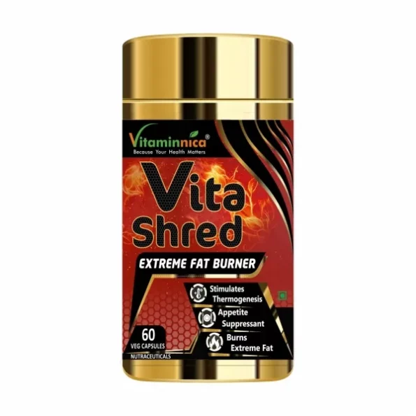 Vitaminnica Vita Shred - Fat Burner Capsules 60 Veg Capsule available on Herbkart