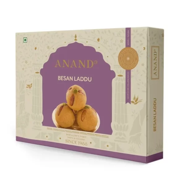 Anand Besan Laddu - Flavour of Pure Desi Ghee, Almond and Cashew Chunks (250 gm), Herbkart8t771Lq9nnwj9L.webp, Herbkart8t771Lq9nnwj9L